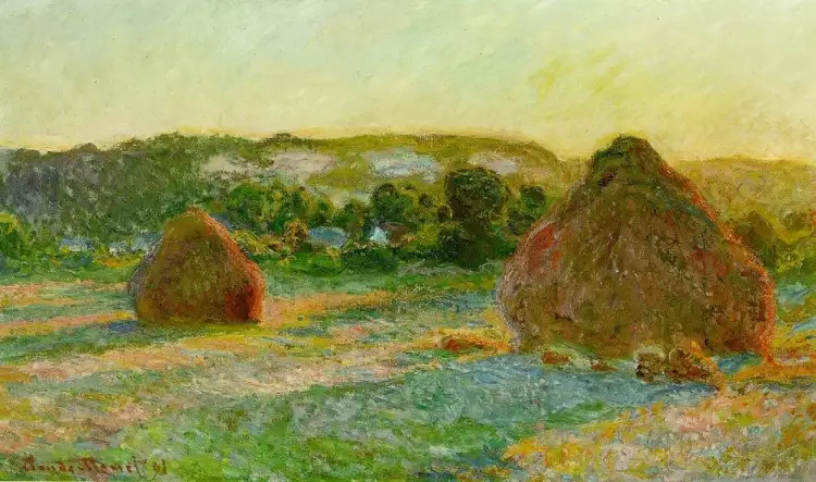 Импрессионизм. Клод Моне. «Стога сена» (3), 1890-1891 Импрессионизм. Клод Моне. «Стога сена» (3), 1890-1891