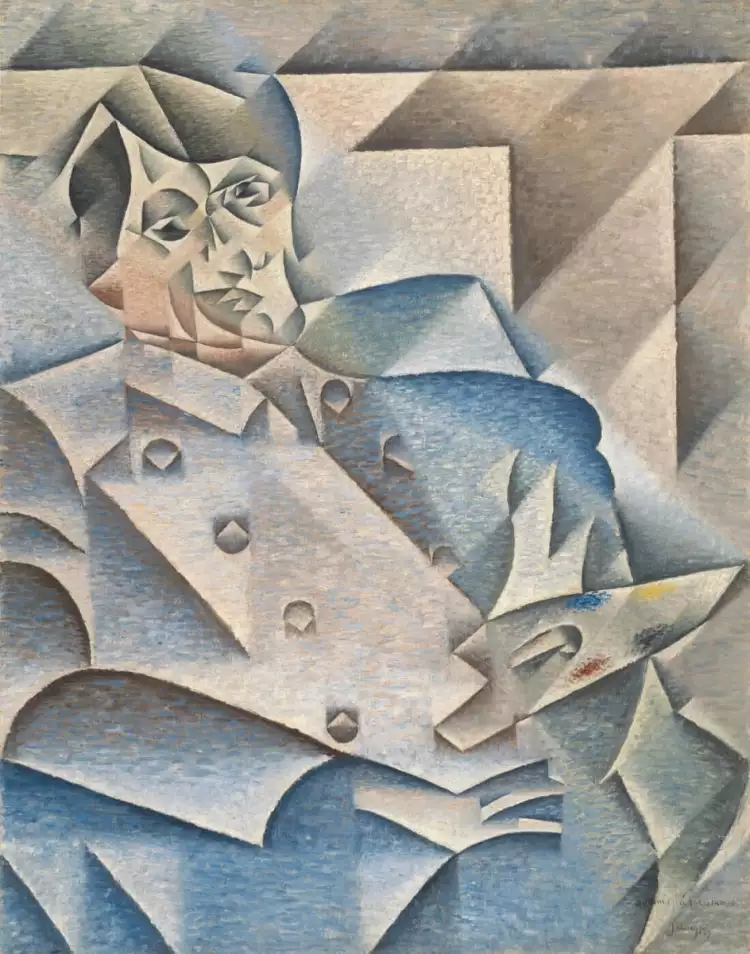 Авангардизм. Кубизм. Хуан Грис. «Портрет Пабло Пикассо», 1912 Авангардизм. Кубизм. Хуан Грис. «Портрет Пабло Пикассо», 1912