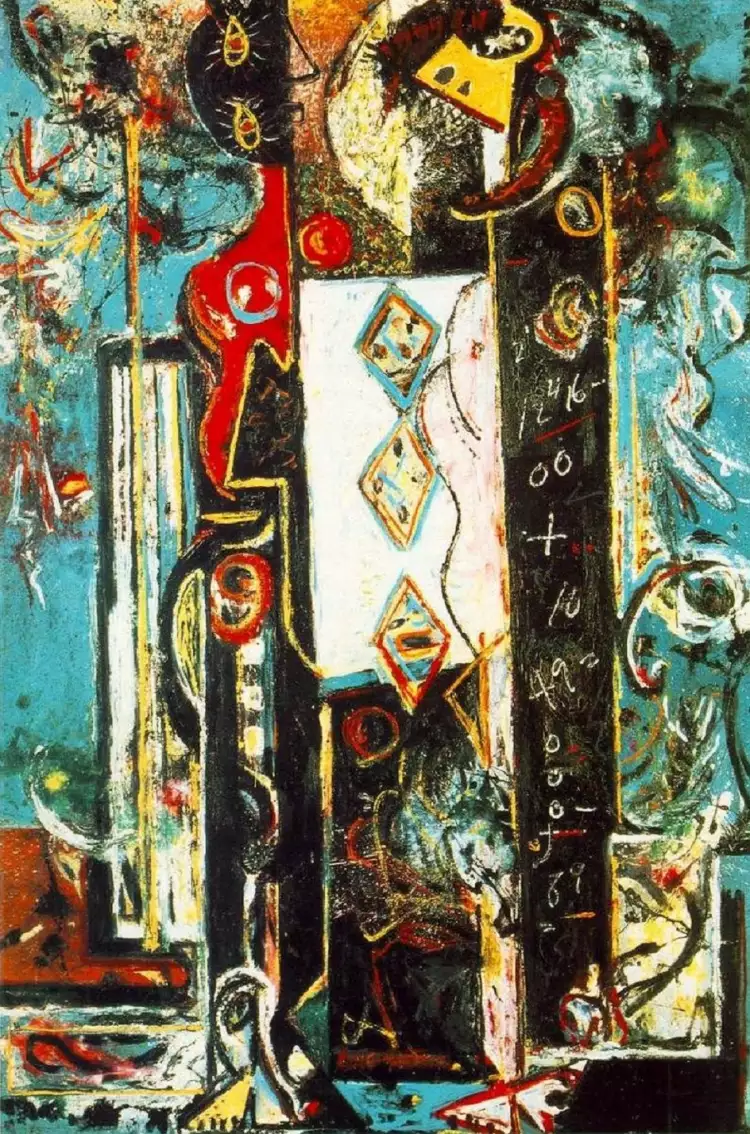 Джексон Поллок. «Мужское и женское», 1942