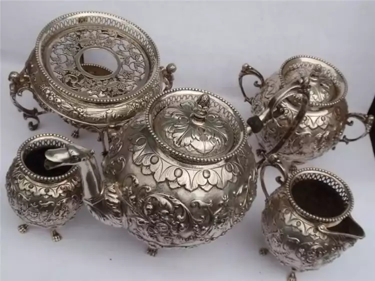 Пробы серебра. Серебряный сервиз, начало XIX века