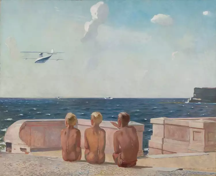 Александр Дейнека. «Будущие летчики», 1938