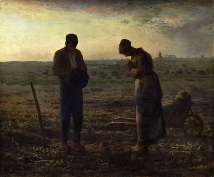 Жан-Франсуа Милле. «Анжелюс», 1859 Жан-Франсуа Милле. «Анжелюс», 1859