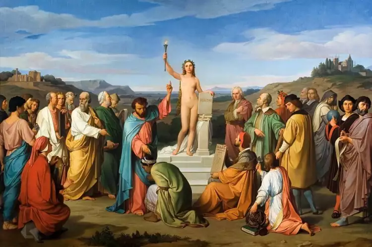 Академизм. Луиджи Муссини. «Триумф Истины», 1847 Академизм. Луиджи Муссини. «Триумф Истины», 1847