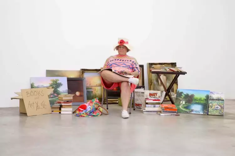 Дуэйн Хэнсон. Блошиный рынок, 1990