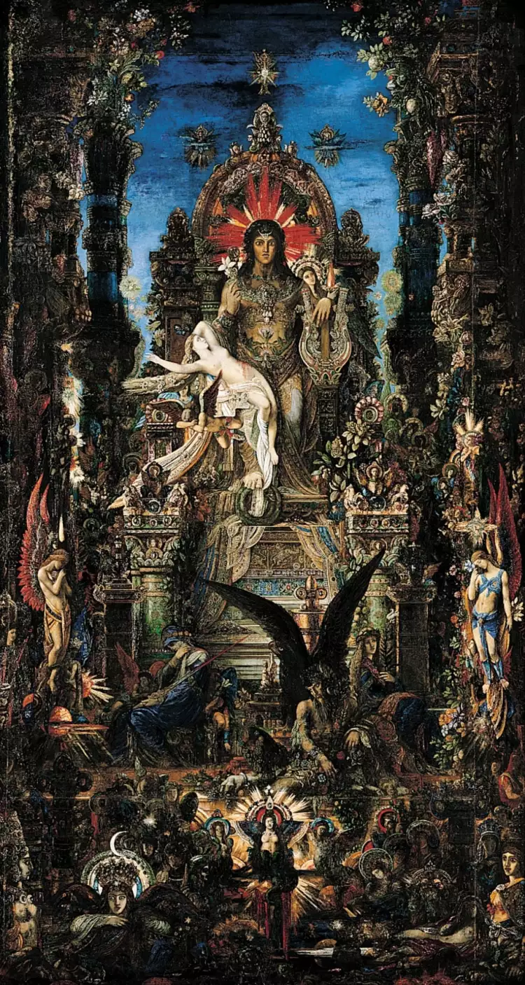 Гюстав Моро. «Юпитер и Семела», 1895 Гюстав Моро. «Юпитер и Семела», 1895