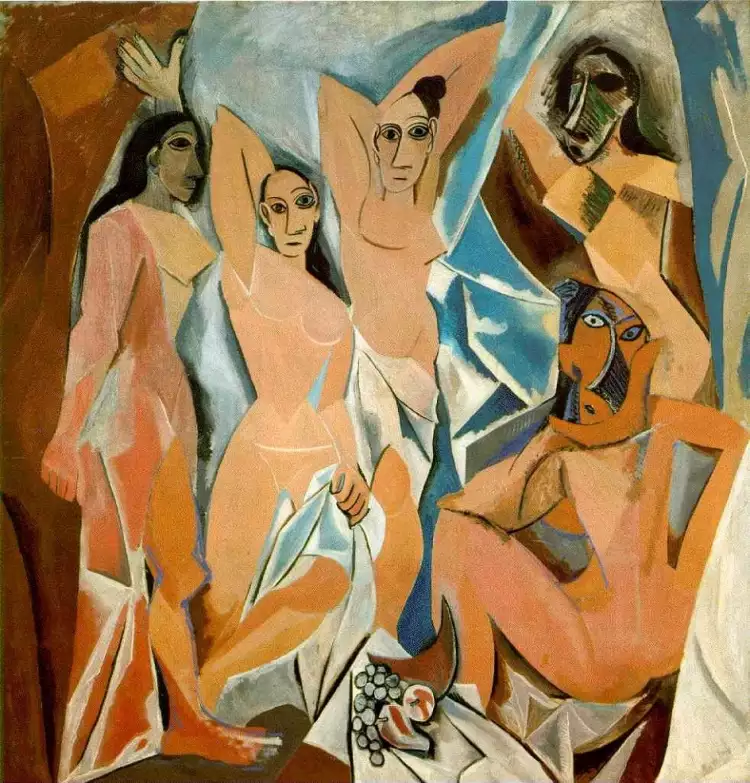 Кубизм. Пабло Пикассо. «Авильнонские девицы», 1907 Кубизм. Пабло Пикассо. «Авильнонские девицы», 1907