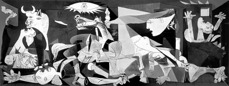 10 most famous Spanish artists. Pablo Picasso. Guernica, 1937 10 most famous Spanish artists. Pablo Picasso. Guernica, 1937