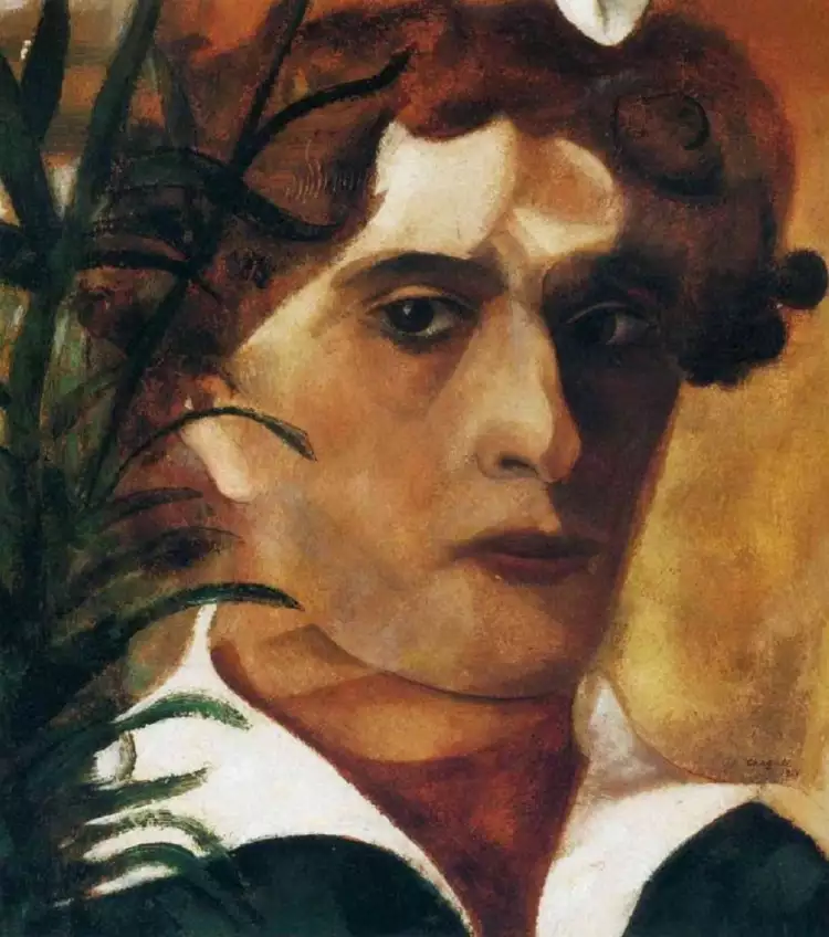 Марк Шагал. «Автопортрет», 1914 Марк Шагал. «Автопортрет», 1914