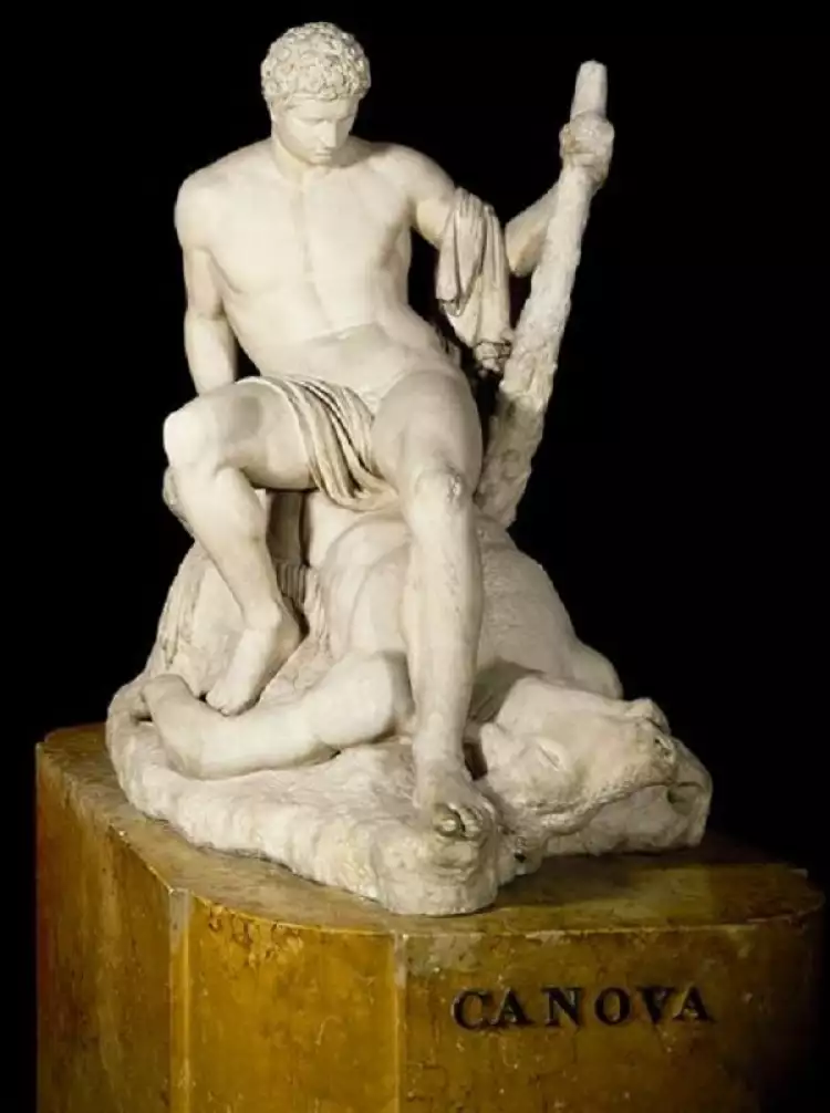 Die 10 bedeutendsten Bildhauer der Welt. Antonio Canova. Theseus und der Minotaurus, 1781