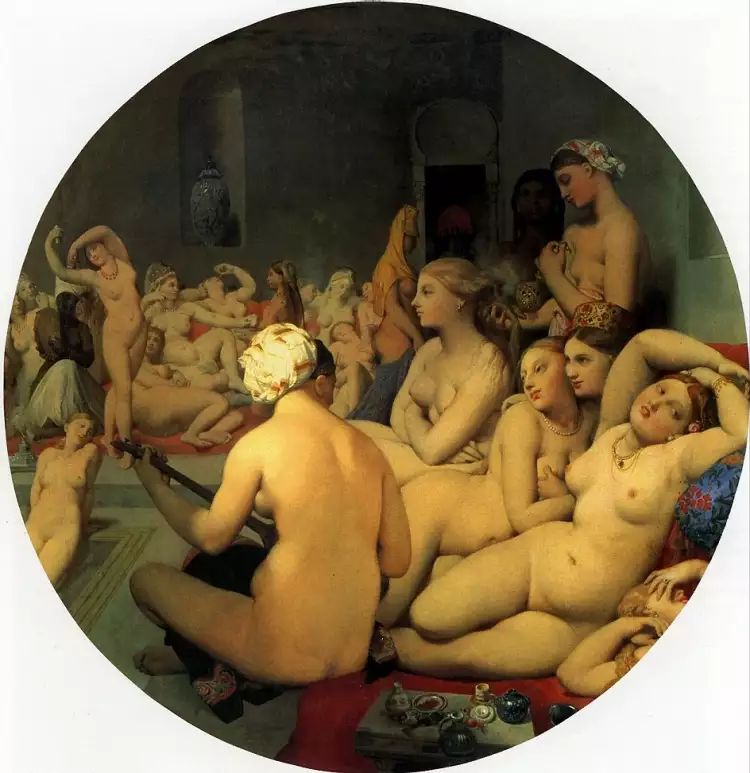 Ориентализм. Турецкие бани, Энгр