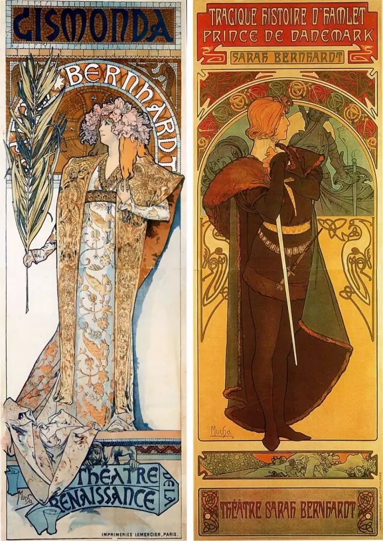 Альфонс Муха. Афиши для спектаклей Сары Бернар