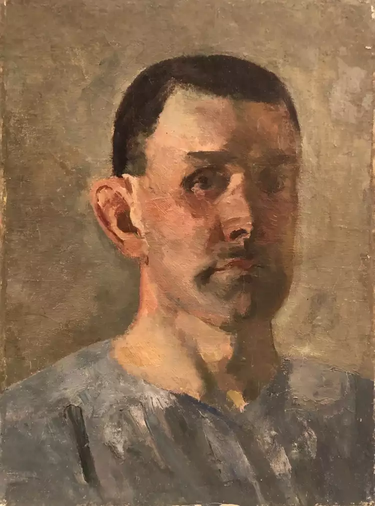 Сергей Герасимов. Картина «Автопортрет», 1920-1929