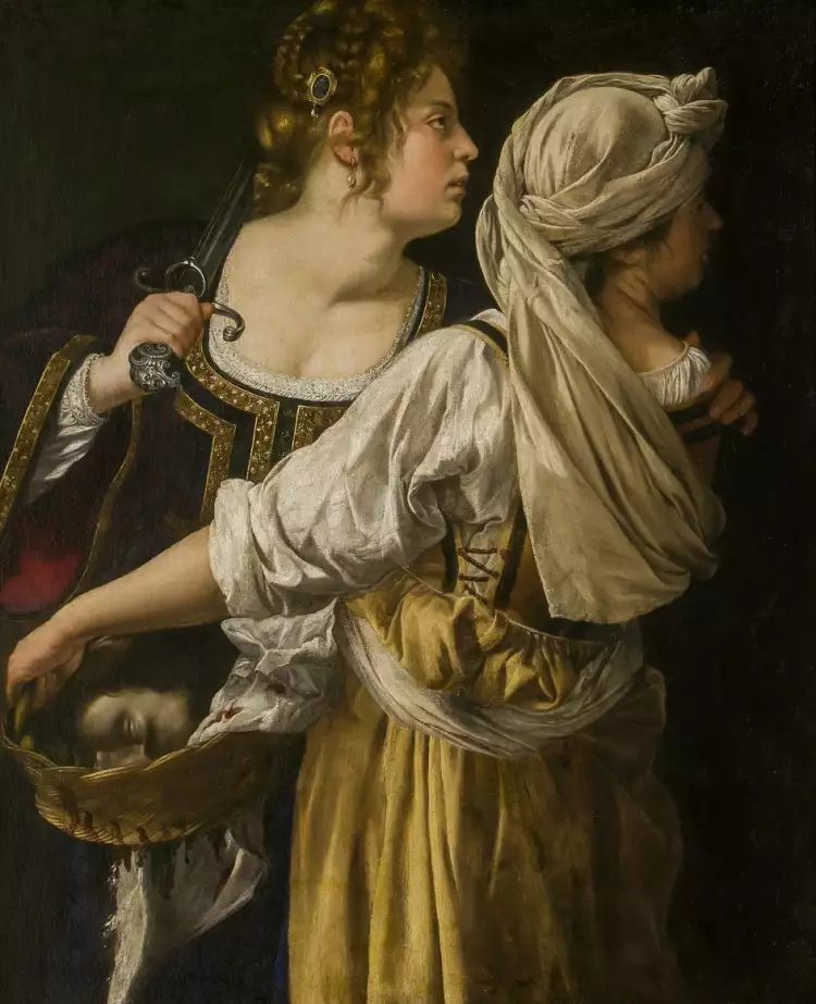 Артемизия Джентилески. «Юдифь и голова Олоферна», 1618-1619 Артемизия Джентилески. «Юдифь и голова Олоферна», 1618-1619