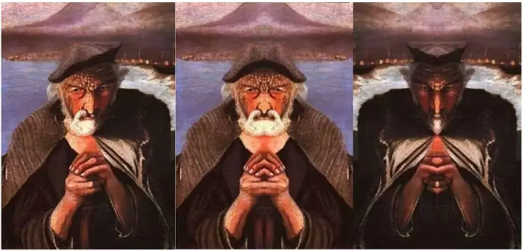 Чонтвари. «Старый рыбак». Три варианта картины