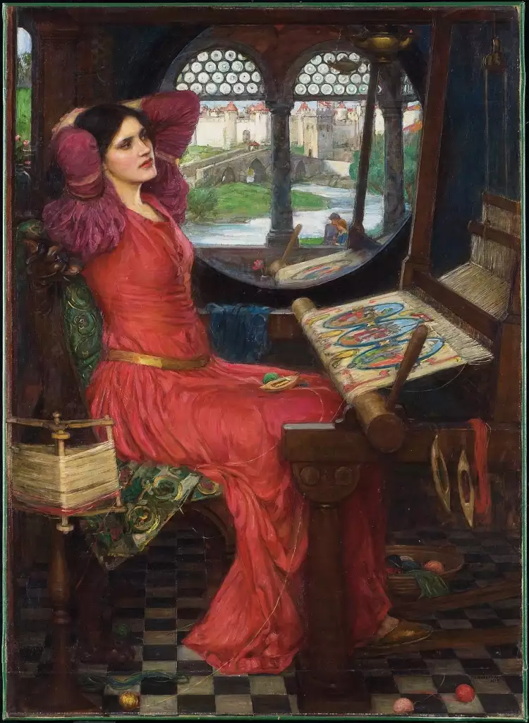 Прерафаэлиты. Джон Уильям Уотерхаус. «Меня преследуют тени», 1915 Прерафаэлиты. Джон Уильям Уотерхаус. «Меня преследуют тени», 1915