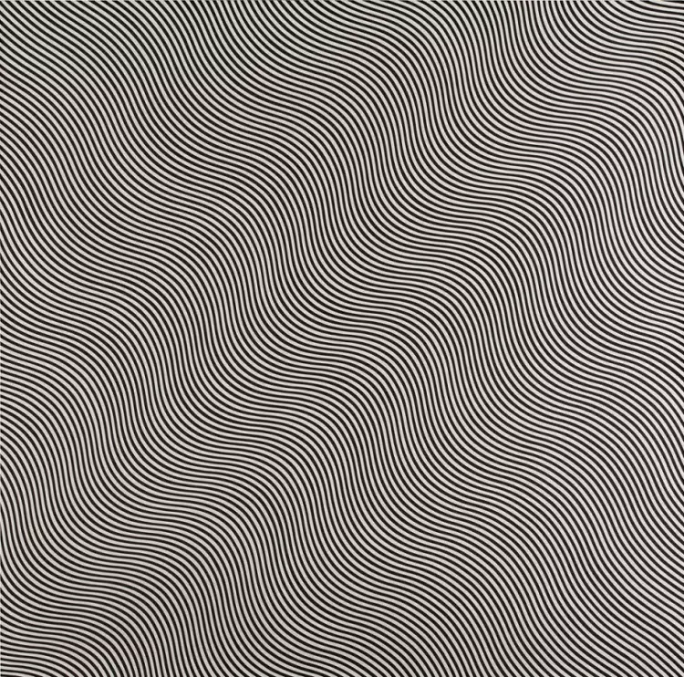 Оп-арт. Бриджет Райли. «Кривая диагональ», 1966