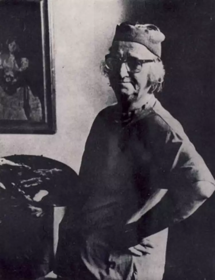 Корнелиу Баба. Фотопортрет художника, 1970-е