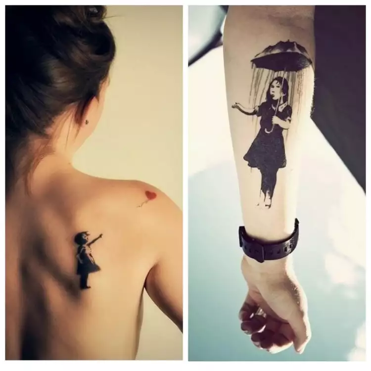 Татуировка. Бэнкси