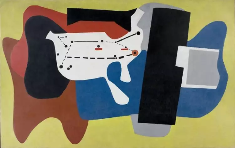 Аршил Горки. Картина «Механика полета», 1936-1937