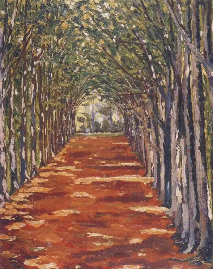 Пейзаж работы Черчилля