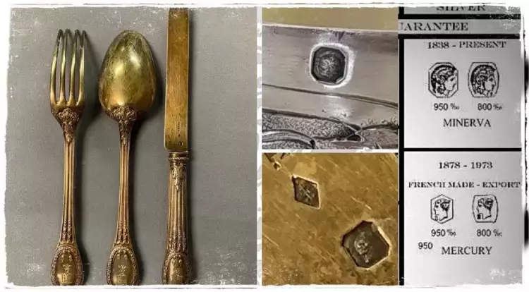 Французские клейма «Минерва» и «Меркурий»