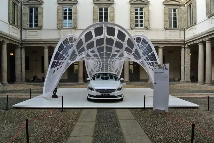 Солнечное искусство. Работа «Павильон Volvo PURE Tension», XXI век Солнечное искусство. Работа «Павильон Volvo PURE Tension», XXI век