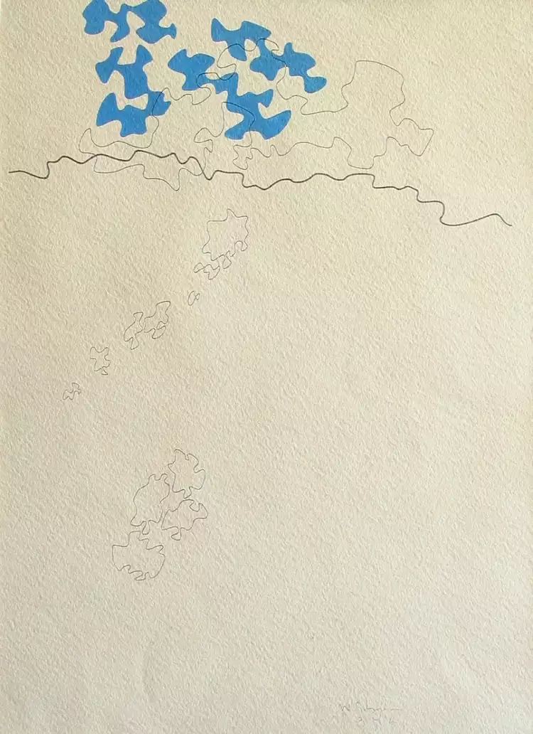 Унизм. Владислав Стржеминский. «Горный пейзаж», 1946 Унизм. Владислав Стржеминский. «Горный пейзаж», 1946