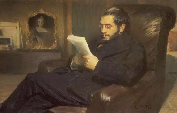 Лев Бакст. Картина «Портрет Александра Бенуа», 1898 Лев Бакст. Картина «Портрет Александра Бенуа», 1898