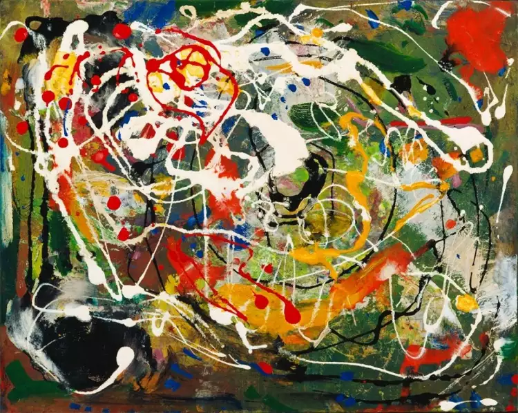 Ганс Хофман. Картина «Весна», 1944-1945 Ганс Хофман. Картина «Весна», 1944-1945