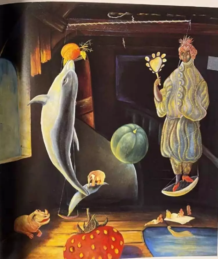 Максимализм. Дарьюш Шокоф. Картина «Моя старомодная гостиная», 1989 Максимализм. Дарьюш Шокоф. Картина «Моя старомодная гостиная», 1989