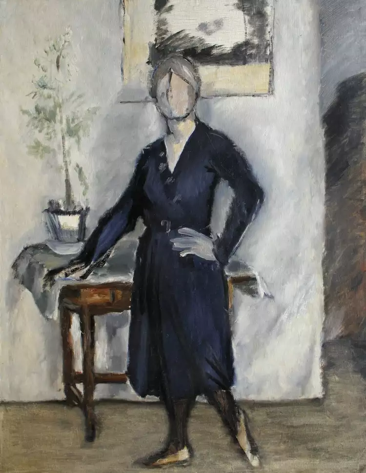 Константин Истомин. «Женщина у столика», 1930-е