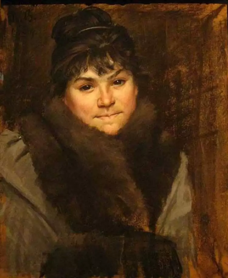 Мария Башкирцева. Картина «Портрет мадам Х», 1884 Мария Башкирцева. Картина «Портрет мадам Х», 1884