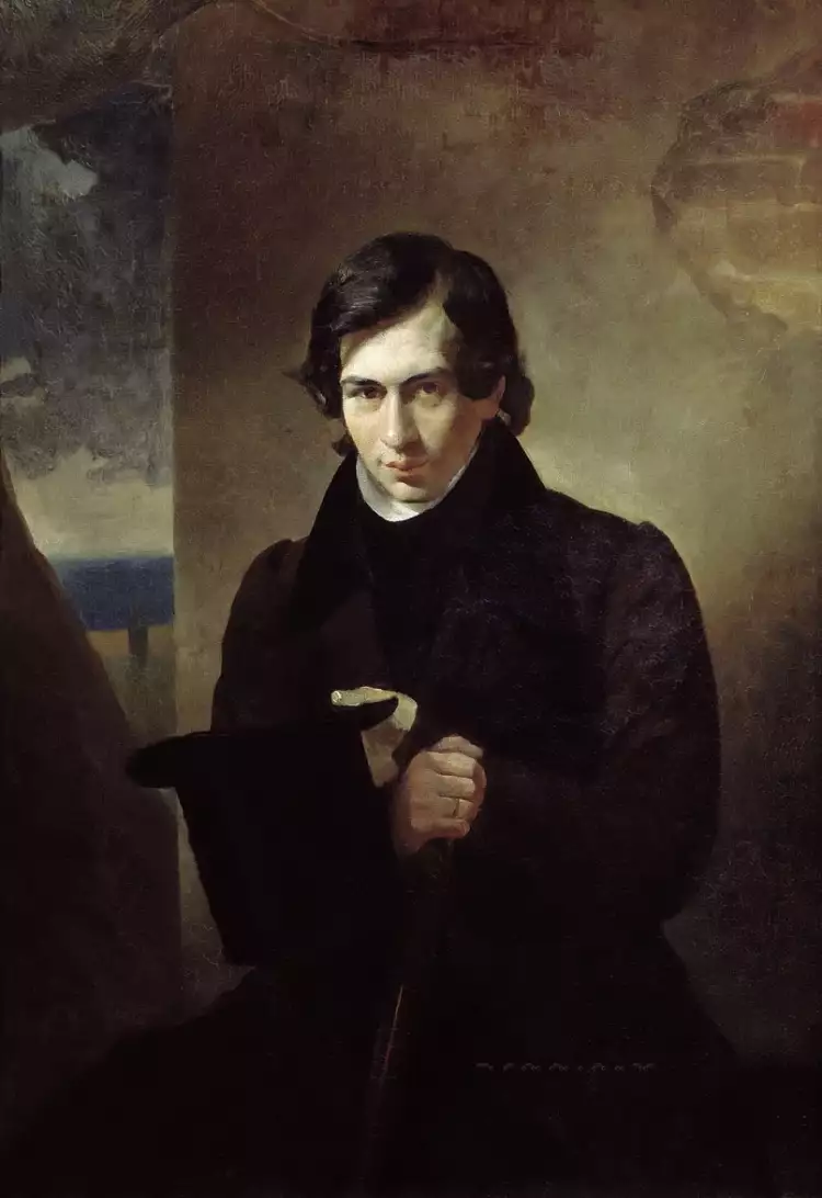 Карл Брюллов. «Портрет писателя Н. В. Кукольника», 1836 Карл Брюллов. «Портрет писателя Н. В. Кукольника», 1836