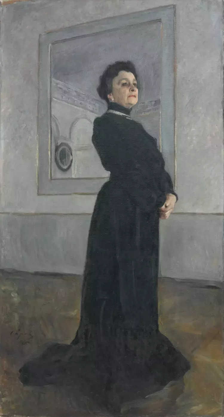 Portrait. Valentin Serov. Portrait of actress Maria Ermolova, 1905 Portrait. Valentin Serov. Portrait of actress Maria Ermolova, 1905