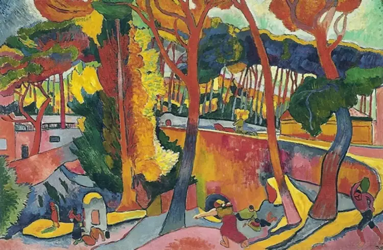 Андре Дерен. «Извилистая дорога в Эстаке», 1906