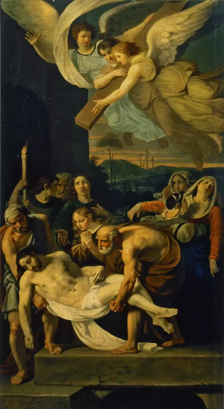 Алексей Егоров. Картина «Положение во гроб», 1807