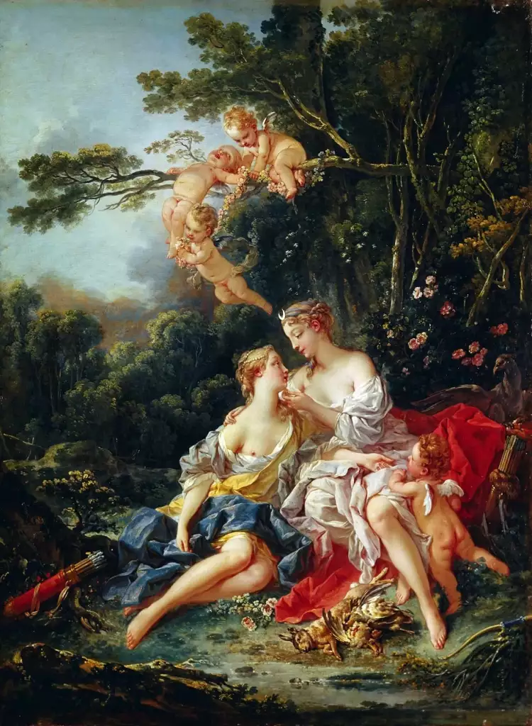 Rococo. François Boucher. Jupiter et Callisto, 1744 Rococo. François Boucher. Jupiter et Callisto, 1744