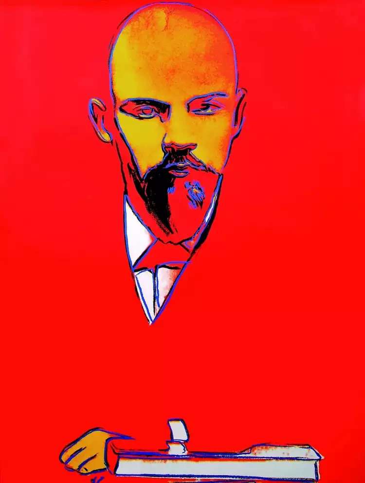 Самые известные художники 20 века. Энди Уорхол. Красный Ленин