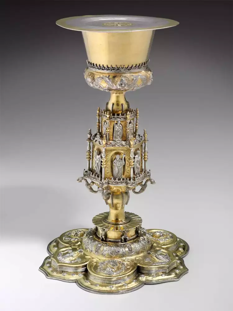 Испанское колониальное искусство. Чаша и патен, Гватемала