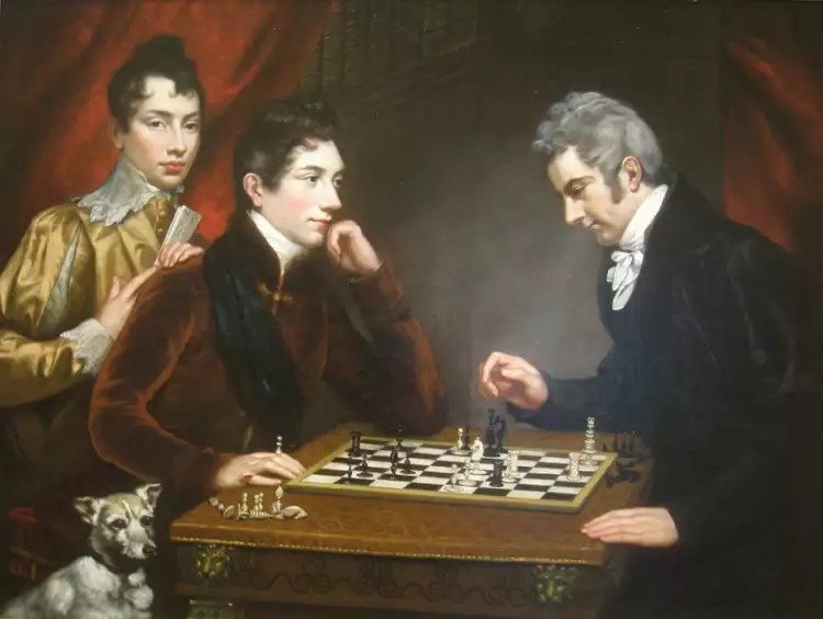 Спортивная тематика в живописи. Шахматисты. Норкот Спортивная тематика в живописи. Шахматисты. Норкот