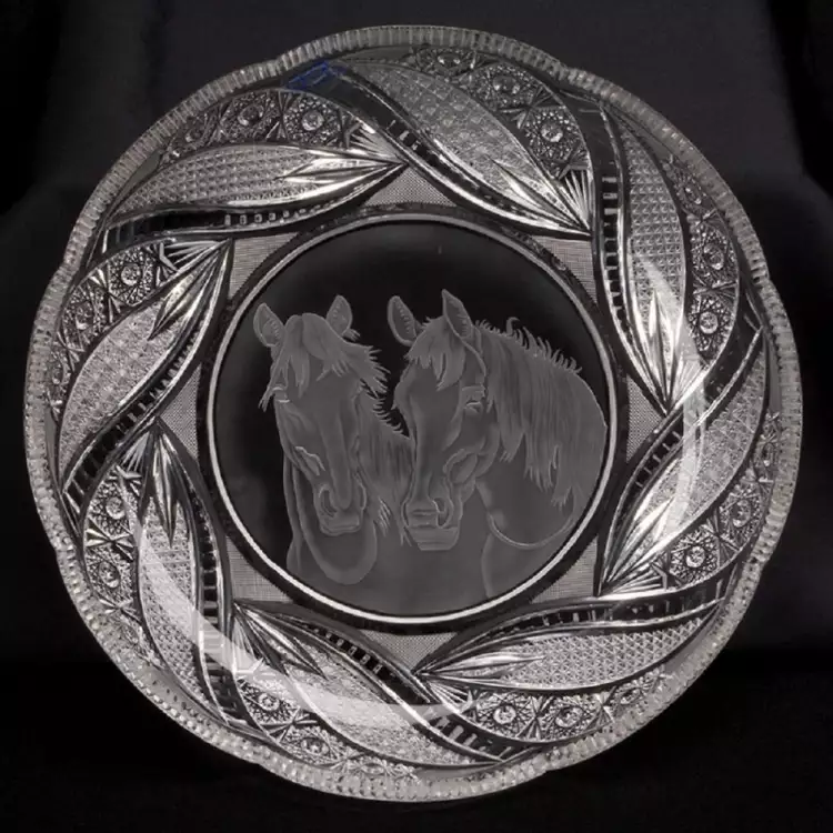 Хрусталь Moser с объемной гравировкой Хрусталь Moser с объемной гравировкой