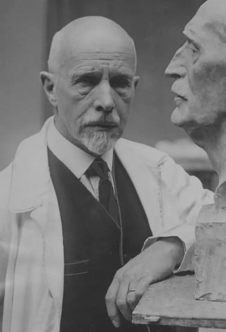 Фриц Климш. Фотопортрет скульптора, 1940