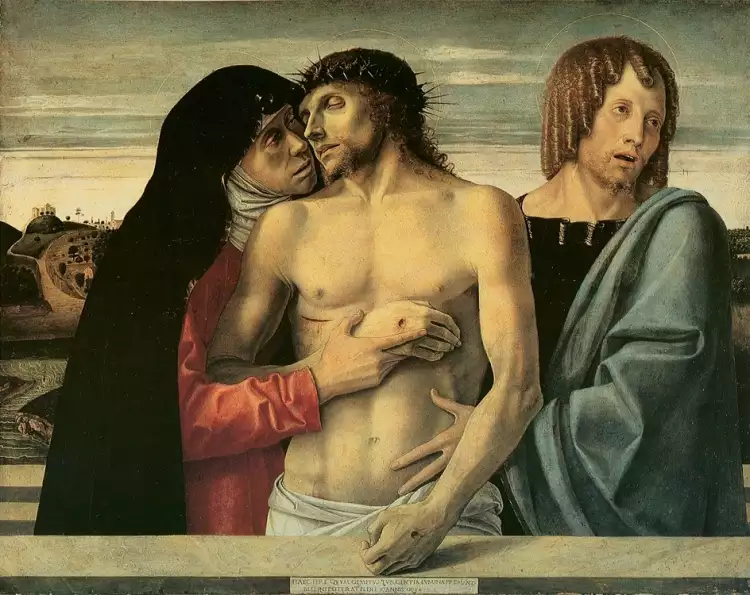 Джованни Беллини. Картина «Пьета», ок. 1460