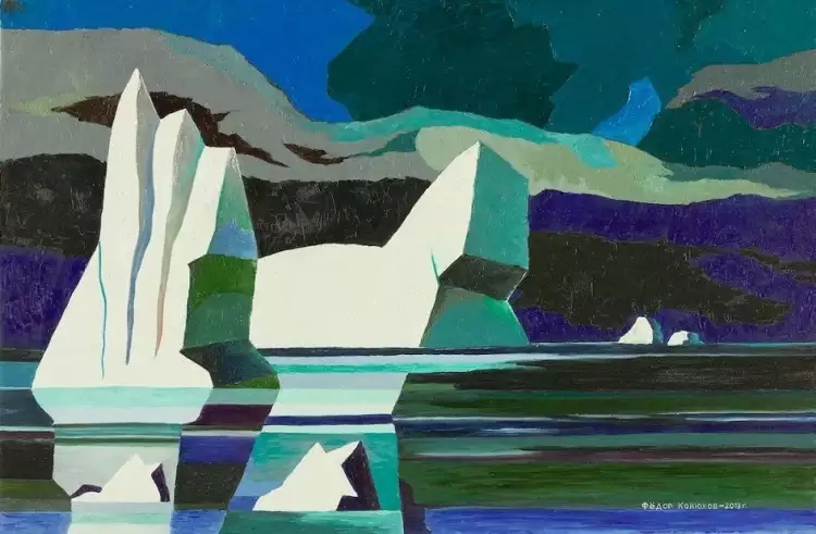Федор Конюхов. Айсберги, 2017