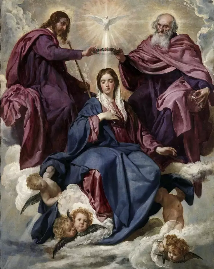 Диего Веласкес. «Коронование Богоматери», 1635-1648