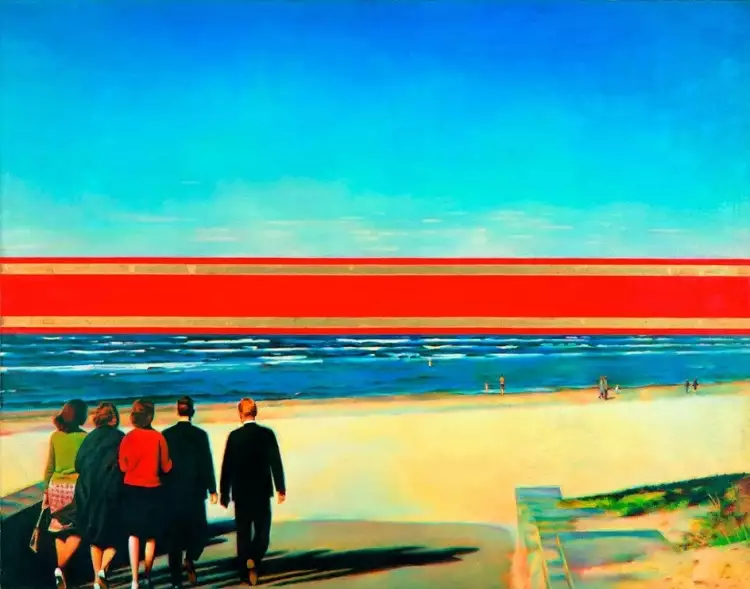 Эрик Булатов Картина «Горизонт», 1971-1972