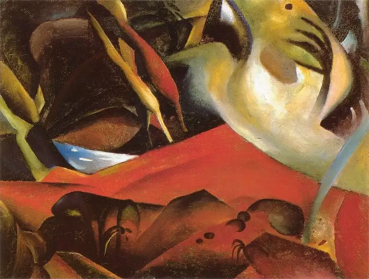 Август Маке. Картина «Буря», 1911