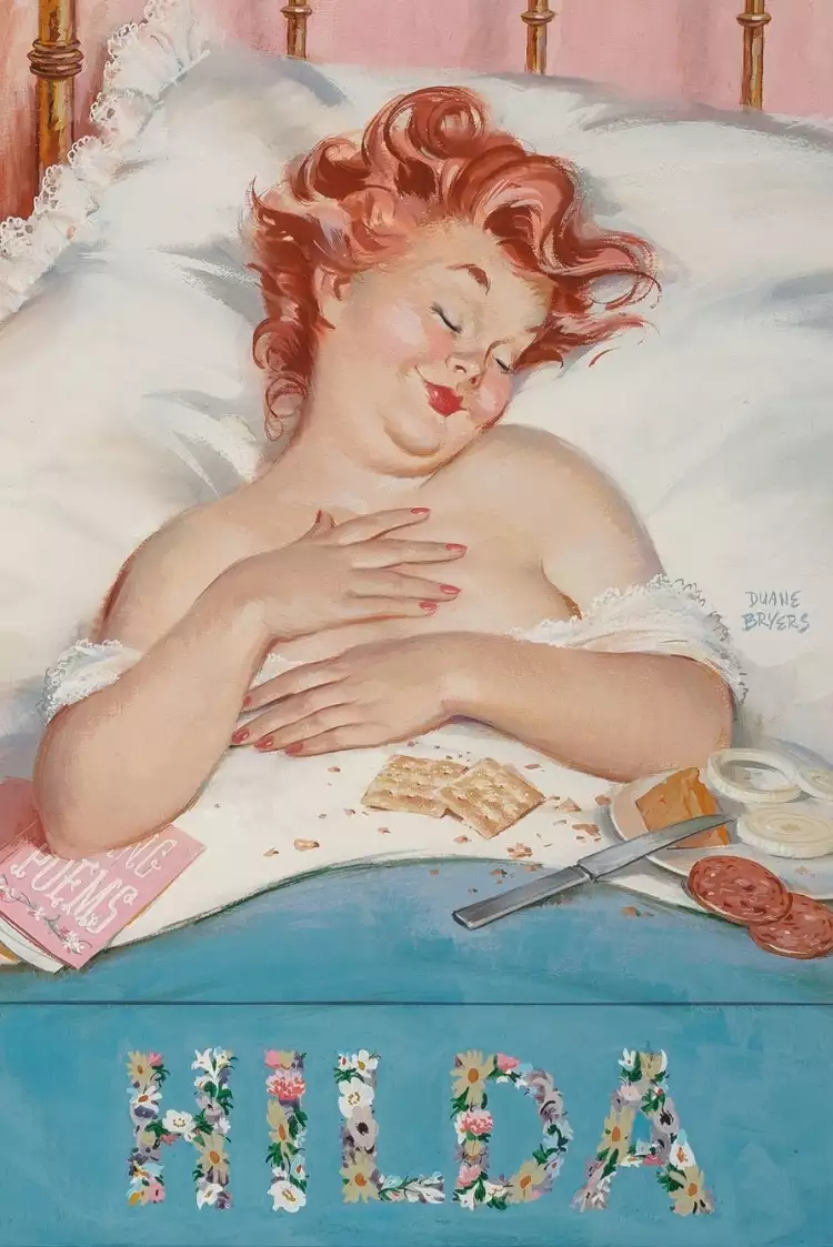 Знаменитые художники пин-ап. Дуэйн Брайерс. Хильда