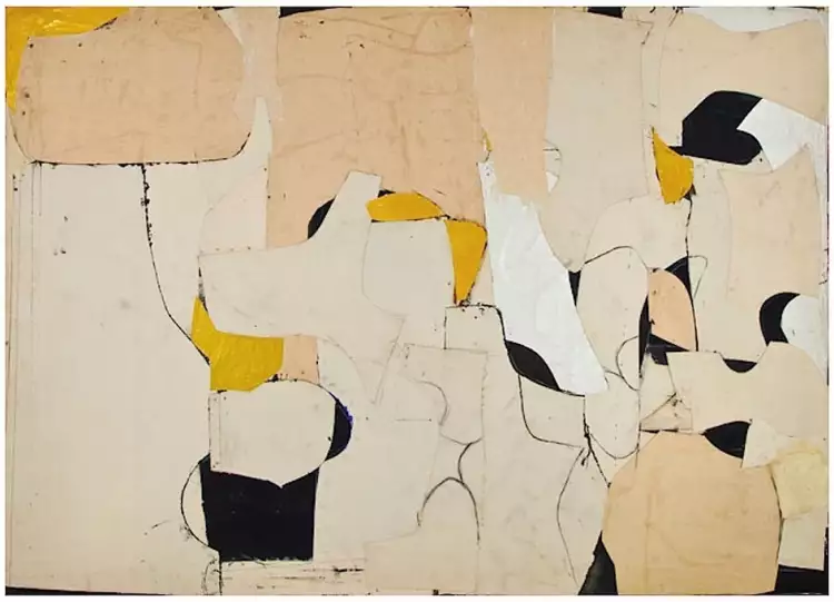 Коллаж. Конрад Марка-Релли. Коллаж «Без названия», 1955