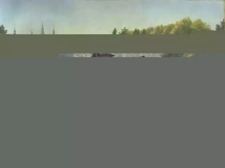 Кристиан Сартман. Картина «Леонора Кристина в саду замка Фредериксборг», 1887